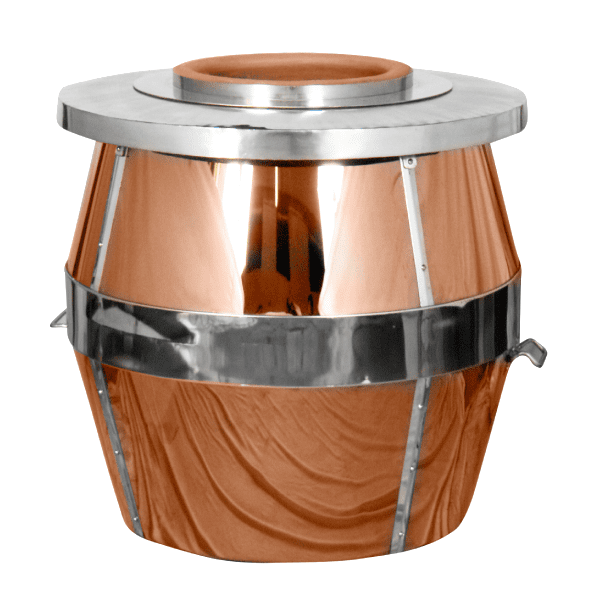 Rose Gold Barrel Coal Fired Tandoor