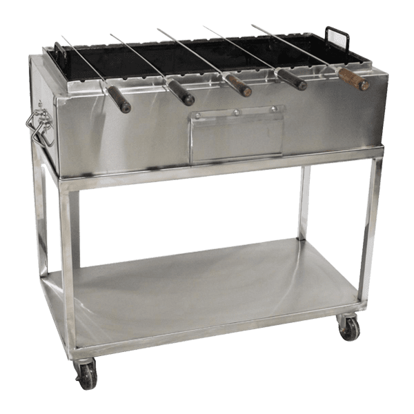Stainless Steel Barbeque Trolly